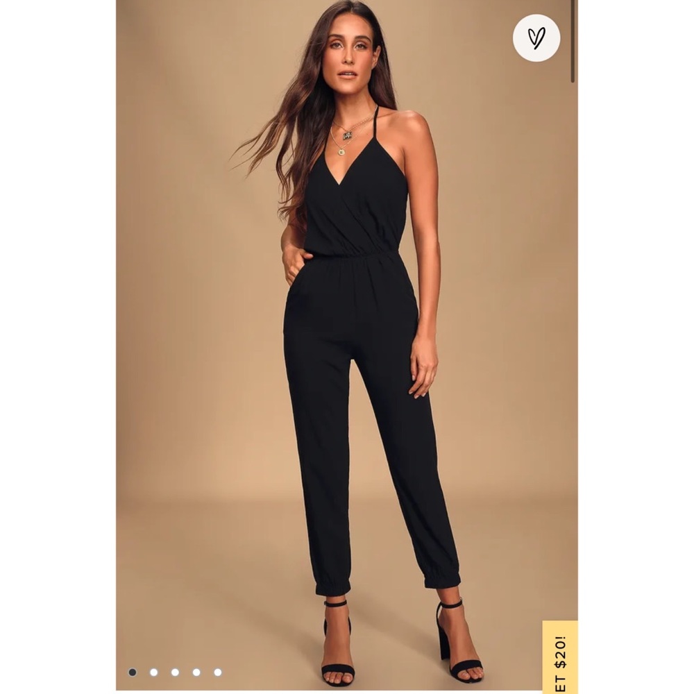 Lulu’s learning to fly black jumpsuit